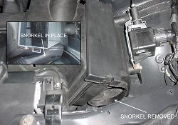 Intake Snorkel Removed
